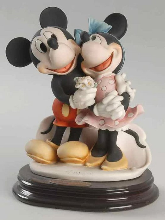 Giuseppe Armani Mickey & Minnie - Ltd. Ed. 2003 Sculpture