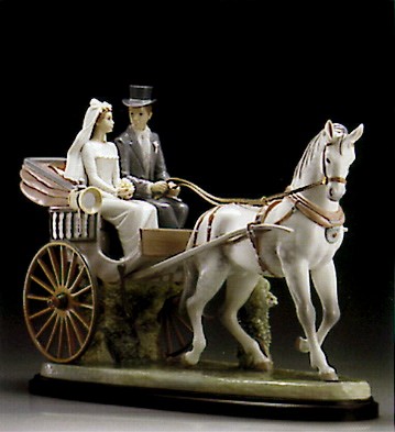 Lladro Love & Marriage Le1500 1995-2000 Porcelain Figurine