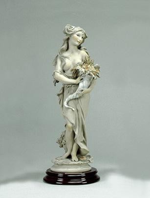 Giuseppe Armani Summer Lady W Cornucopia 01t Open Edition Sculpture
