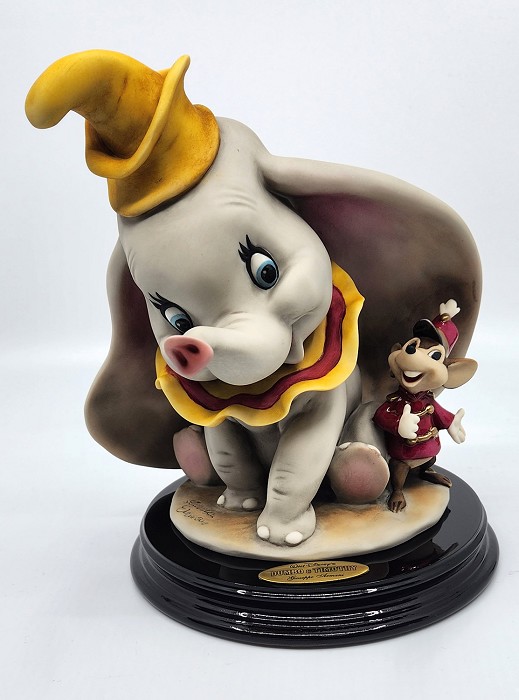 Giuseppe Armani Dumbo & Timothy Sculpture