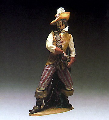 Lladro Swordsman 1974-81 Porcelain Figurine
