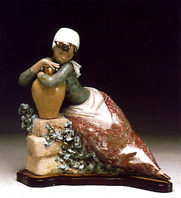 Lladro Water Carrier 1977-85 Porcelain Figurine