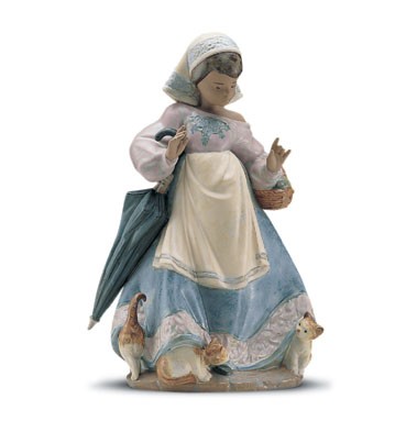 Lladro Underfoot 1992-01 Porcelain Figurine