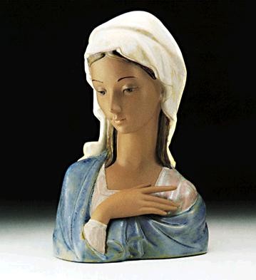 Lladro Madonna Head 1994-2000 Porcelain Figurine