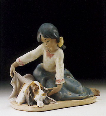 Lladro Dogs Best Friend 1994-2000 Porcelain Figurine