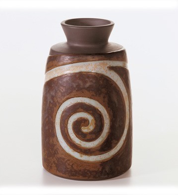 Lladro Vase Pulse Of Africa Porcelain Figurine
