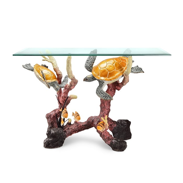 SPI Sculptures Turtle Console Table 