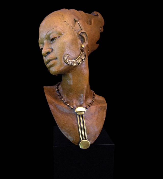 Thomas Blackshear Legends Romance Mixed Media Sculpture Mixed Midia