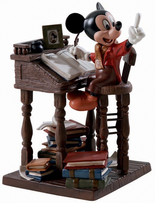 WDCC Disney Classics Mickeys Christmas Carol Mickey Mouse Ernest Employee Porcelain Figurine