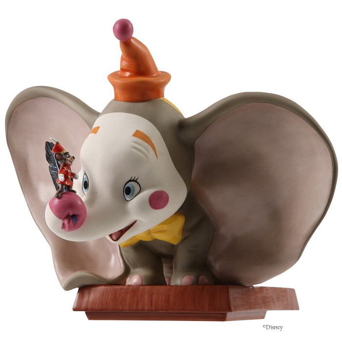 WDCC Disney Classics Dumbo Clown Face With Timothy Porcelain Figurine