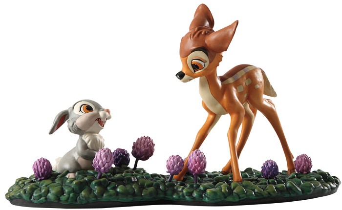 WDCC Disney Classics Bambi Meets Thumper Just Eat The Blossoms. Thats The Good Stuff 
