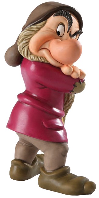 WDCC Disney Classics Snow White Grumpy Cantankerous Curmudgeon Porcelain Figurine