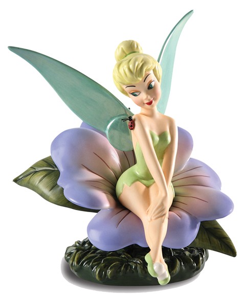 WDCC Disney Classics Peter Pan TinkerBell Enchanting Encounter 2012 Premire Event Porcelain Figurine