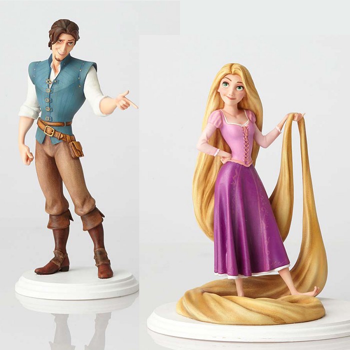 Walt Disney Archives Rapunzel & Flynn Rider Maquette From Tangled 