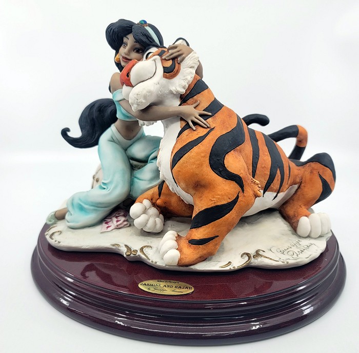 Giuseppe Armani Jasmine & Rajah Hand Signed Sculpture