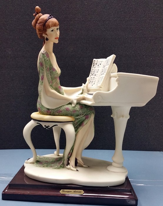 Giuseppe Armani LADY AT PIANO Sculpture