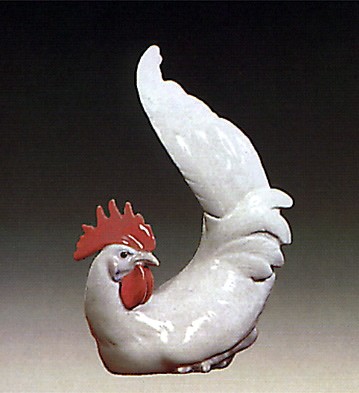 Lladro Small Rooster 1969-81 Porcelain Figurine