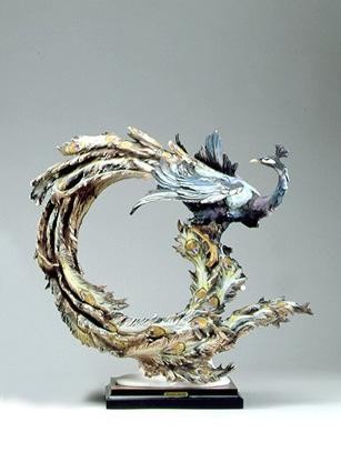 Giuseppe Armani Peacock Sculpture