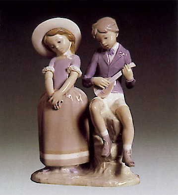 Lladro Adolescence 1974-79 Porcelain Figurine