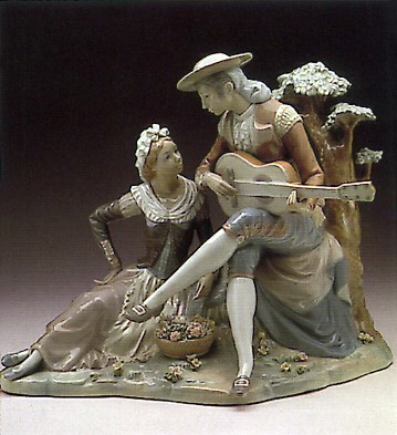 Lladro Typical Group 1974-79 Porcelain Figurine