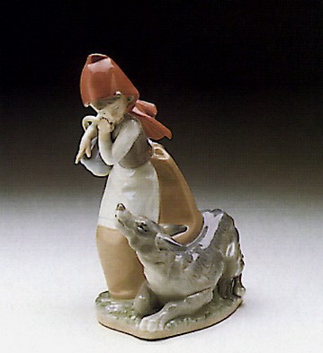 Lladro Little Red Riding Hood 1977-83 Porcelain Figurine