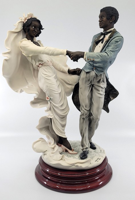 Giuseppe Armani Black Wedding Waltz 501C Limited Edition Sculpture.