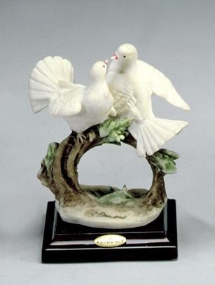Giuseppe Armani TWO DOVES ON BRANCH Sculpture