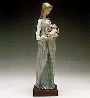 Lladro Mother Ambilis 1980-83 Porcelain Figurine
