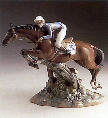 Lladro Jockey 1980-85 Porcelain Figurine