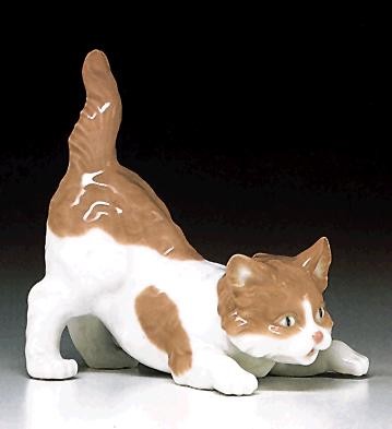 Lladro Scaredy Cat 1980-98 Porcelain Figurine