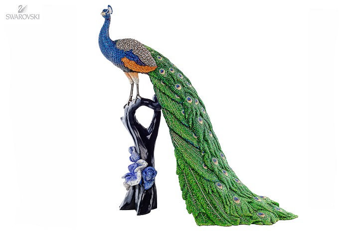 Swarovski Crystal Myriad Peacock Mor-Malhar 