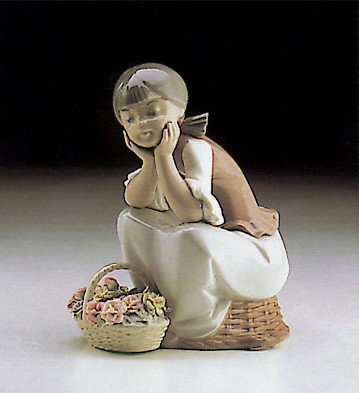 Lladro Pondering 1982-93 Porcelain Figurine