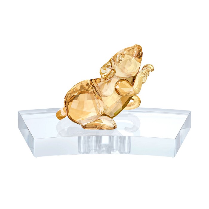 Swarovski Crystal Chinese Zodiac - Rat GOLD Crystal