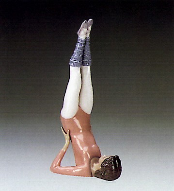 Lladro Gymnast Push Ups 1985-88 Porcelain Figurine