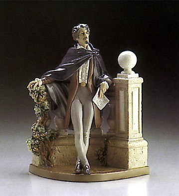 Lladro The Poet 1986-88 Porcelain Figurine