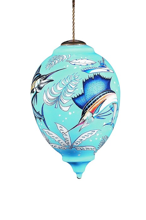 The Edith Collection Tropical billfish Neqwa Ornament 