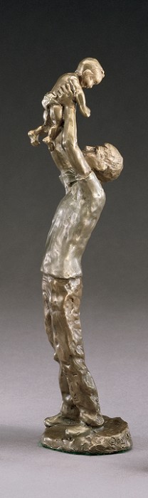 Mark Hopkins So Big Bronze Sculpture