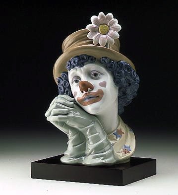 Lladro Melancholy Porcelain Figurine