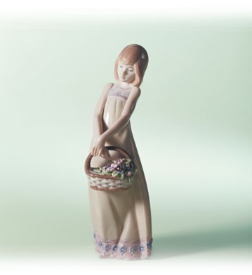 Lladro Floral Treasures Porcelain Figurine