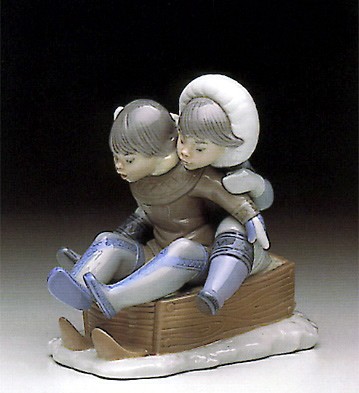 Lladro Hang On! 1990-95 Porcelain Figurine