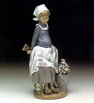 Lladro Little Dutch Gardner Porcelain Figurine