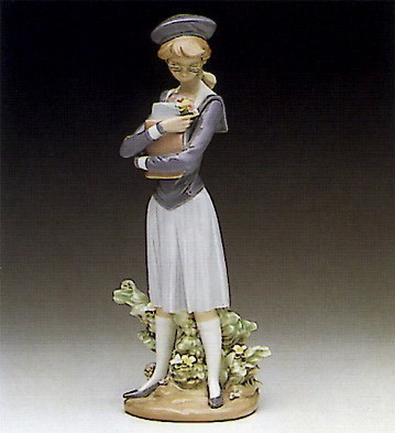 Lladro My First Class 1990-93 Porcelain Figurine