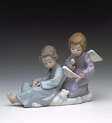 Lladro Angel Care 1990-2000 Porcelain Figurine