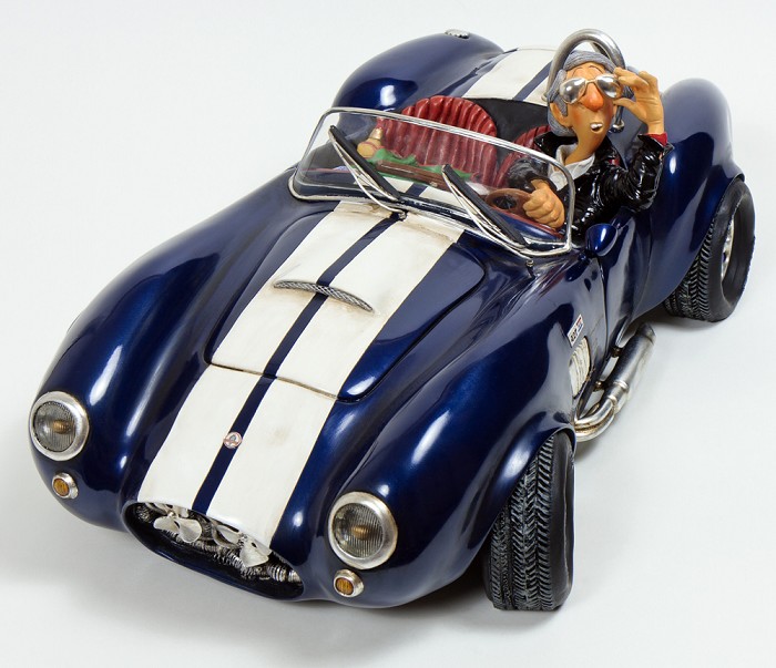 Guillermo Forchino Shelby Cobra 1/2 Scale Comical Art Sculpture