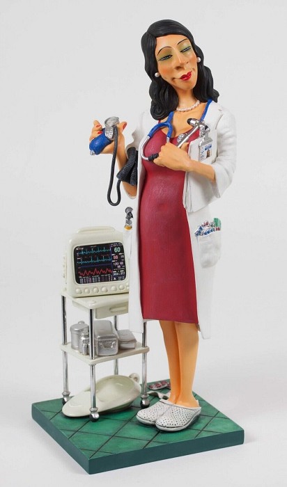 Guillermo Forchino Madam Doctor Comical Art Sculpture