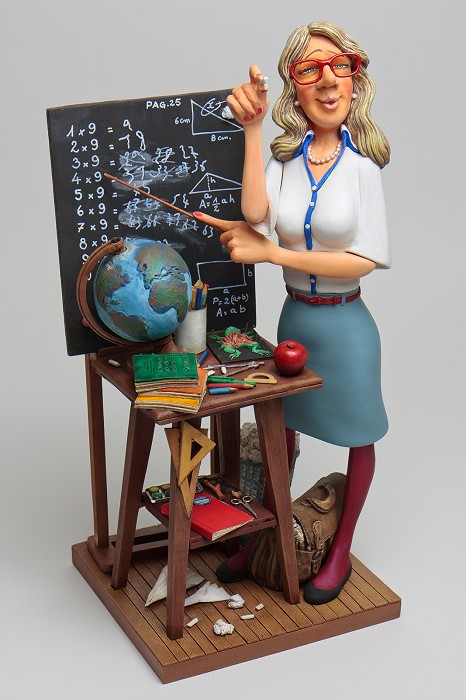 Guillermo Forchino The Teacher Comical Art Sculpture