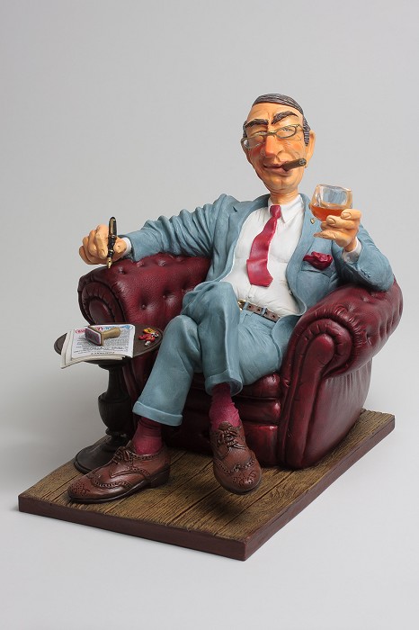 Guillermo Forchino The Big Boss Comical Art Sculpture