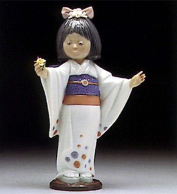 Lladro Flower Gazer 1994-00 Porcelain Figurine