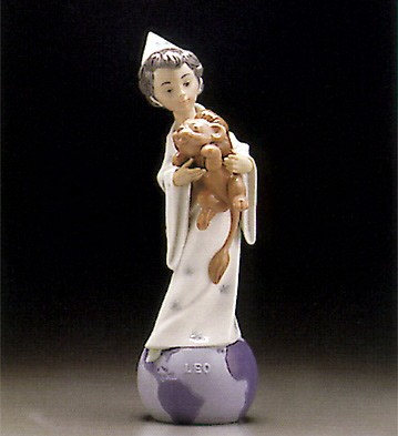 Lladro Zodiac Leo 1995-97 Porcelain Figurine