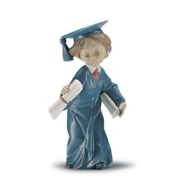 Lladro Cap & Gown 1996-01 Porcelain Figurine